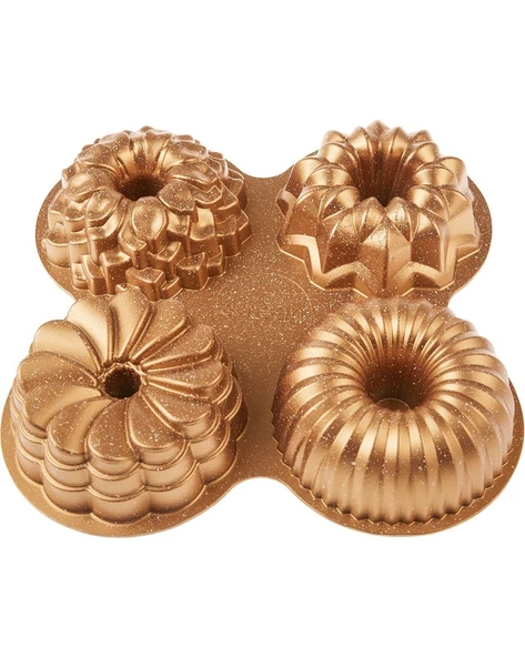 Emsan Griss 4'ü 1 Arada Kek Kalıbı - Gold - Resim 4