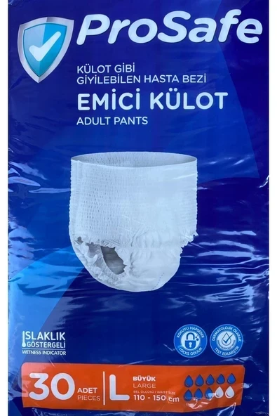 Prosafe Yetişkin Büyük Boy (L) Emici Külot 30'lu ürün görseli