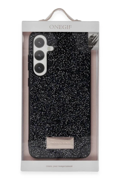 Samsung Galaxy A05S Bright Simli Kapak - Gold - Resim 3