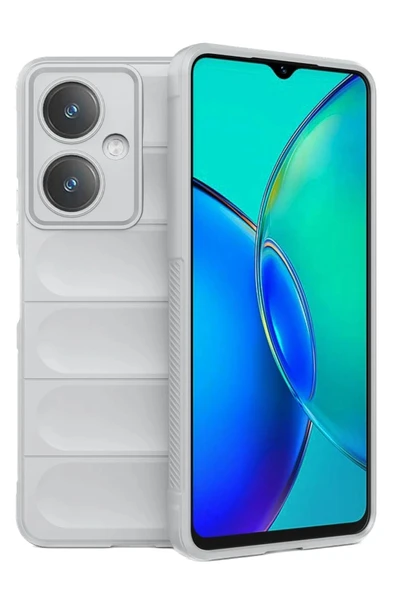 Vivo Y27 Kılıf Optimum Silikon - Krem ürün görseli