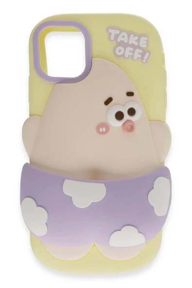 iPhone 12 Kılıf Poky Karakter Silikon Kapak - Desen 5 ürün görseli