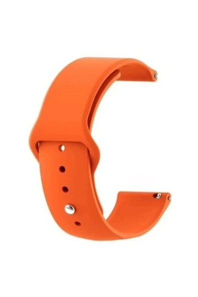 Huawei GT4 41mm 18mm Klasik Kordon - Turuncu ürün görseli