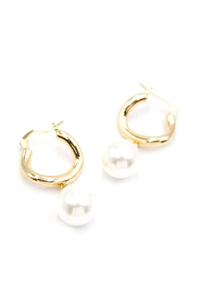 LitaeTrend İnci Küpe - Altın ürün görseli 1