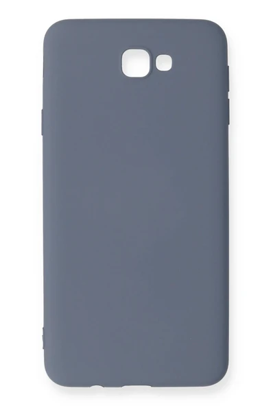 Samsung Galaxy J7 Prime Kılıf Nano içi Kadife Silikon - Gri ürün görseli
