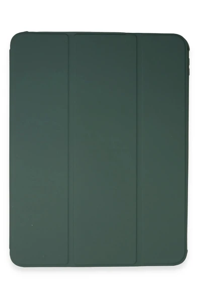 iPad 10.2 (7.nesil) Kılıf Starling 360 Kalemlikli Tablet Kılıf - Koyu Yeşil - Resim 4