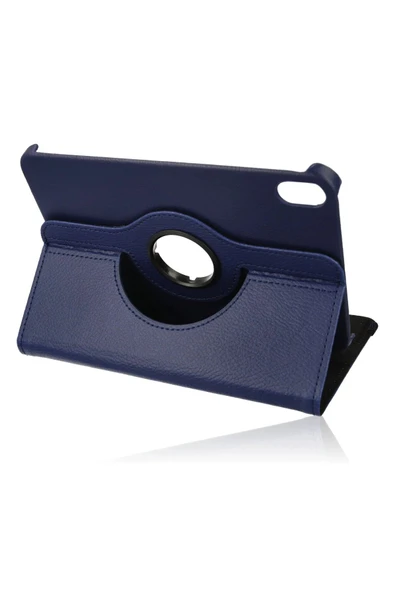 iPad Mini 6 Kılıf 360 Tablet Deri Kılıf - Lacivert ürün görseli