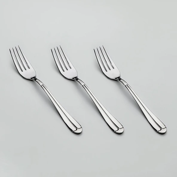 Nehir Saray Sade Yemek Çatal - 1 Düzine=12 Adet ürün görseli