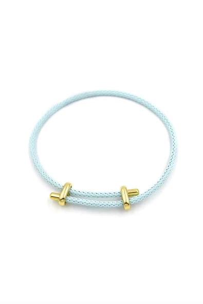 LitaeTrend İp Bileklik - Turkuaz - Resim 2