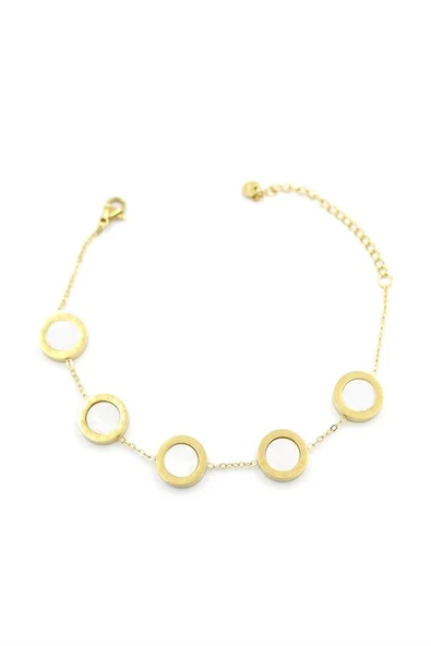 LitaeTrend Blg Zincir Bileklik - Altın - Resim 2