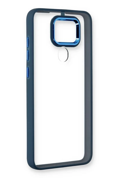 Xiaomi Redmi Note 9 Kılıf Dora Kapak - Mavi - Resim 4