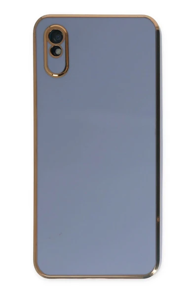 Xiaomi Redmi 9A Kılıf Volet Silikon - Mavi ürün görseli 1
