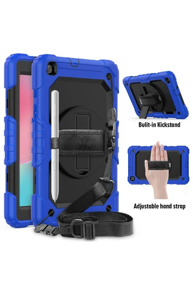 Samsung Galaxy T290 Tab A 8 Kılıf Pars Tablet Kapak - Mavi ürün görseli