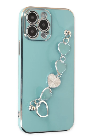 iPhone 14 Pro Max Kılıf Esila Silikon - Su Yeşili ürün görseli