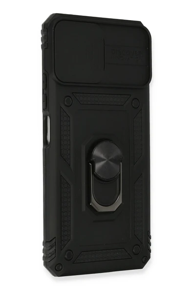 Xiaomi Mİ 11 Lite Kılıf Pars Lens Yüzüklü Silikon - Siyah - Resim 2