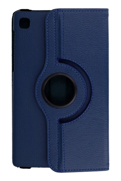 Samsung Galaxy T220 Tab A7 Lite 8.7 Kılıf 360 Tablet Deri Kılıf - Lacivert - Resim 2