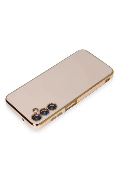 Samsung Galaxy M14 5G Kılıf Volet Silikon - Pembe - Resim 3