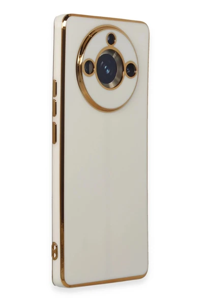 Realme 11 Pro Kılıf Volet Silikon - Beyaz - Resim 2