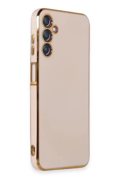 Samsung Galaxy M14 5G Kılıf Volet Silikon - Pembe - Resim 2