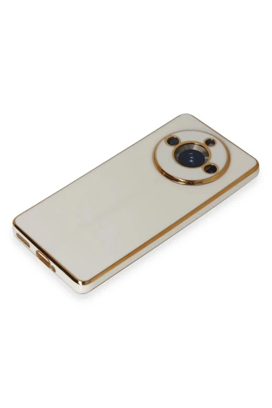 Realme 11 Pro Kılıf Volet Silikon - Beyaz - Resim 4