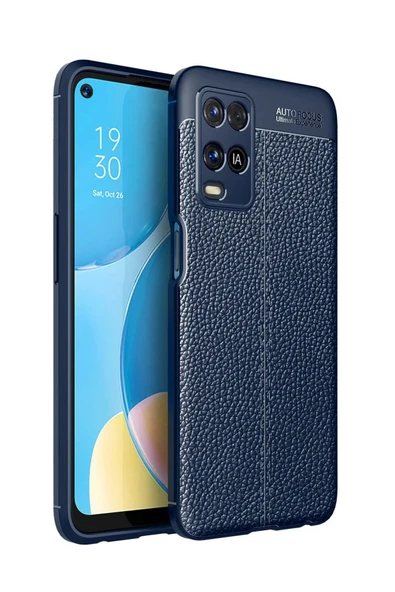 Oppo A54 4G Kılıf Auto Focus Kapak - Lacivert ürün görseli