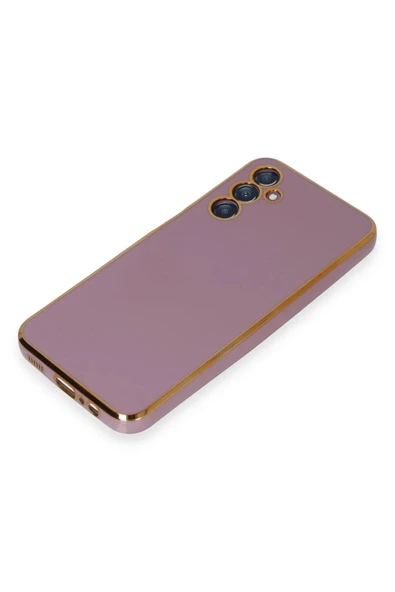 Samsung Galaxy M14 5G Kılıf Volet Silikon - Mor - Resim 4