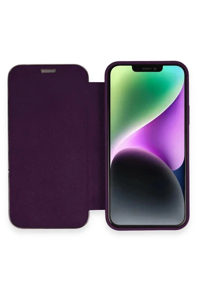 iPhone 11 Kılıf Dolpin Kapaklı - Derin Mor ürün görseli