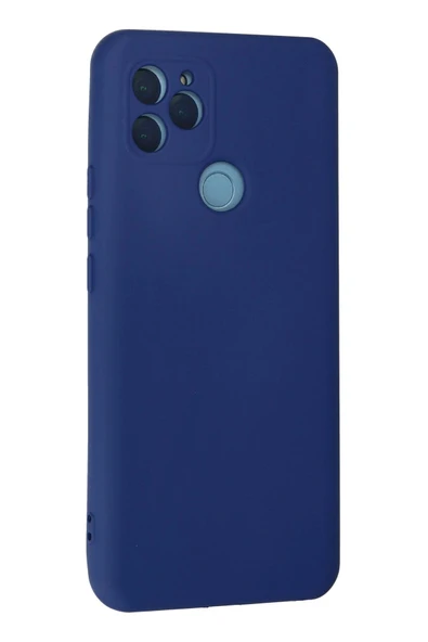 General Mobile GM 21 Kılıf Nano içi Kadife Silikon - Lacivert - Resim 3