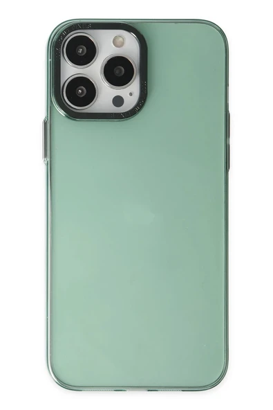iPhone 13 Pro Kılıf Anka PC Sert Metal Kapak - Yeşil ürün görseli