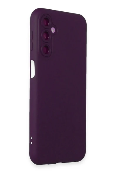 Samsung Galaxy M34 5G Kılıf Nano içi Kadife Silikon - Mor - Resim 2
