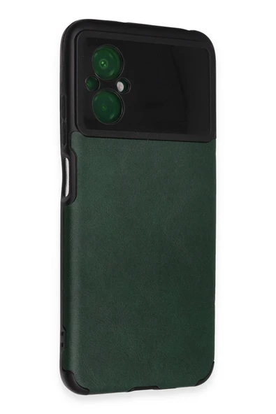Xiaomi Poco M5 Kılıf Loop Deri Silikon - Yeşil - Resim 2