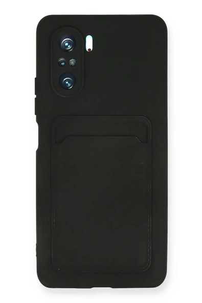 Xiaomi Mi 11i Kılıf Kelvin Kartvizitli Silikon - Siyah ürün görseli