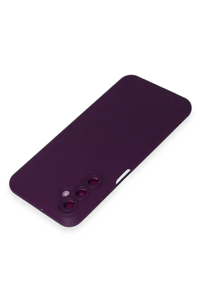 Samsung Galaxy M34 5G Kılıf Nano içi Kadife Silikon - Mor - Resim 3