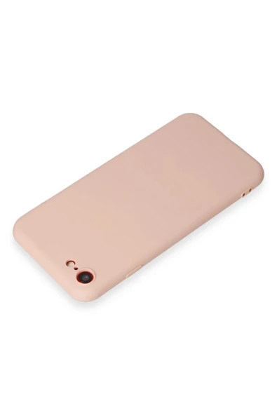 iPhone 7 Kılıf First Silikon - Pudra - Resim 3
