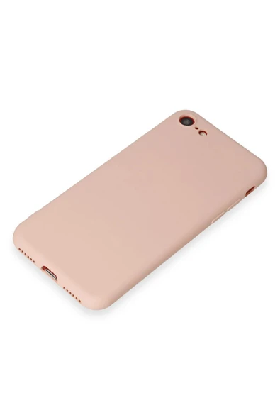 iPhone 7 Kılıf First Silikon - Pudra - Resim 4