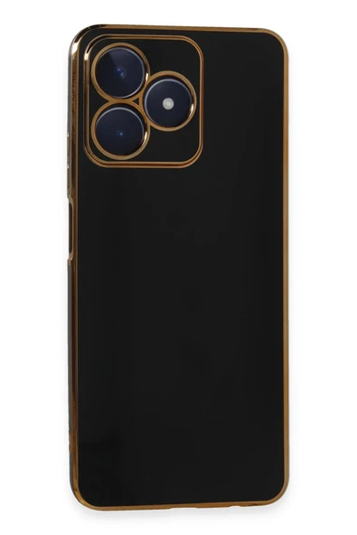 Realme C53 Kılıf Volet Silikon - Siyah ürün görseli