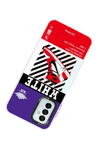 Samsung Galaxy M13 Kılıf Estoril Desenli Kapak - Estoril - 12 - Resim 3