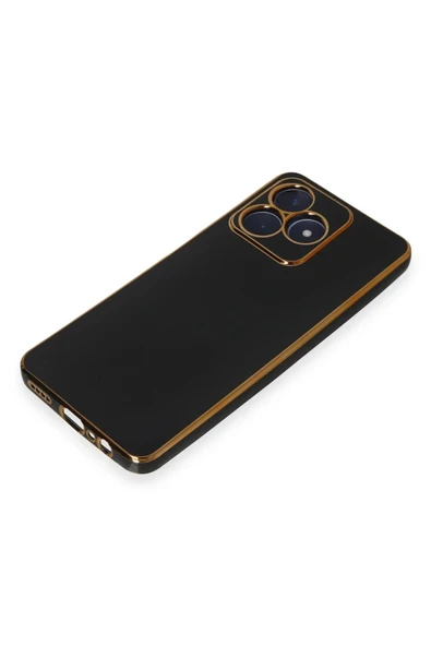 Realme C53 Kılıf Volet Silikon - Siyah - Resim 4