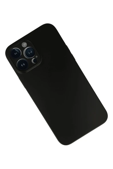 iPhone 13 Pro Kılıf PP Ultra İnce Kapak - Siyah - Resim 2
