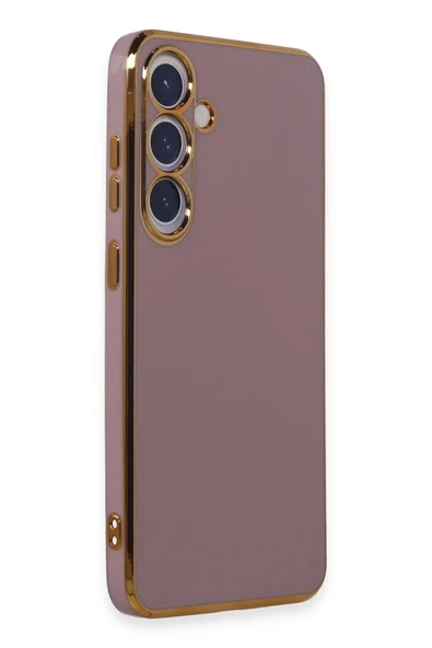 Samsung Galaxy S24 Kılıf Volet Silikon - Mor - Resim 2