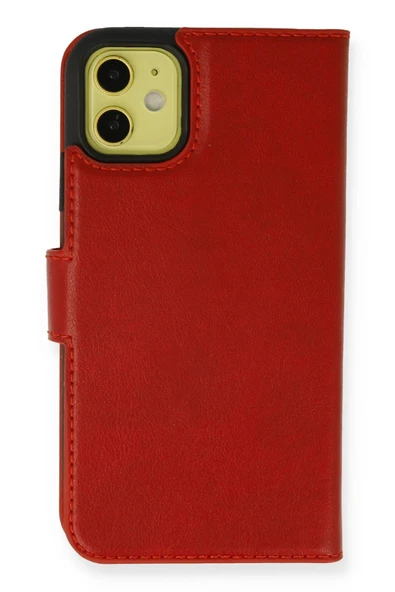 iPhone 13 Mini Kılıf Trend S Plus Kapaklı Kılıf - Kırmızı ürün görseli