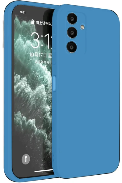 Samsung Galaxy S23 FE Kılıf First Silikon - Mavi ürün görseli