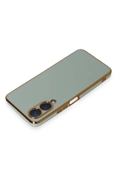 Vivo Y17S Kılıf Volet Silikon - Açık Yeşil - Resim 3