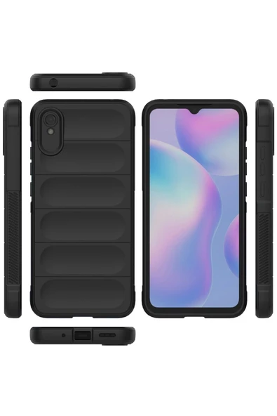Xiaomi Redmi 9A Kılıf Optimum Silikon - Siyah - Resim 3