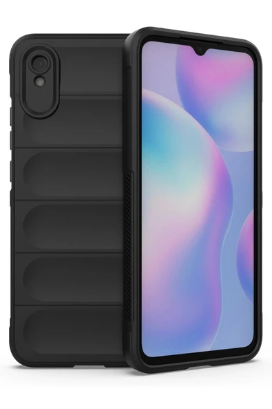 Xiaomi Redmi 9A Kılıf Optimum Silikon - Siyah ürün görseli