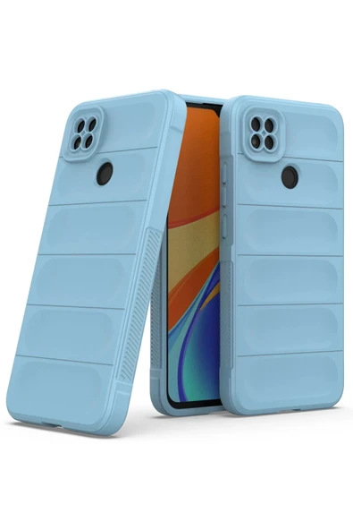 Xiaomi Redmi 9C Kılıf Optimum Silikon - Sky Blue - Resim 2