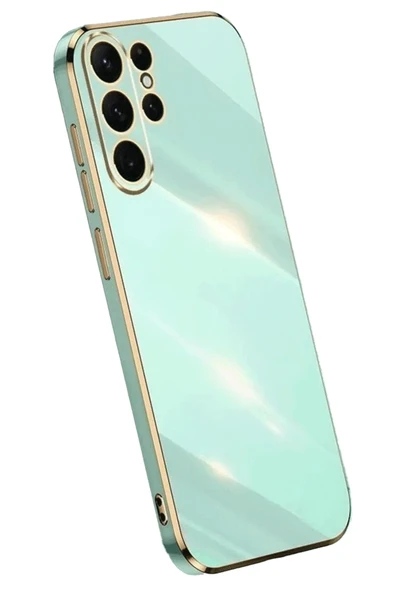 Samsung Galaxy S25 Ultra Kılıf Volet Silikon - Açık Yeşil ürün görseli