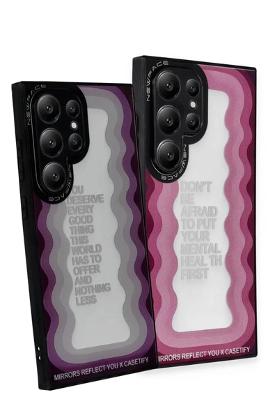 Samsung Galaxy S24 Ultra Kılıf Mirror Desenli Kapak - Mirror - 5 - Resim 3