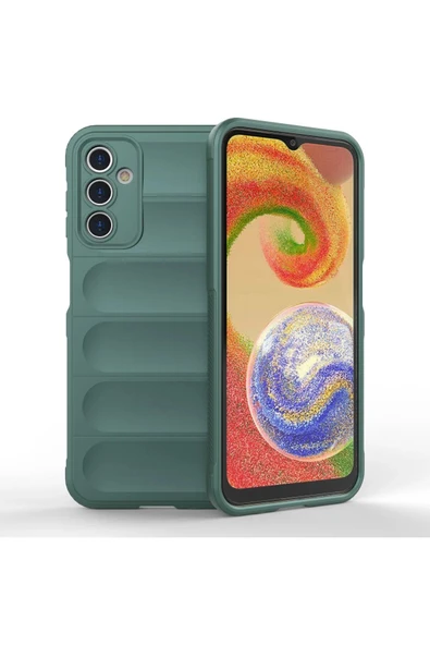 Samsung Galaxy A14 4G Kılıf Optimum Silikon - Koyu Yeşil ürün görseli