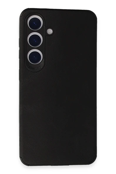 Samsung Galaxy S24 Kılıf Loop Deri Silikon - Siyah ürün görseli