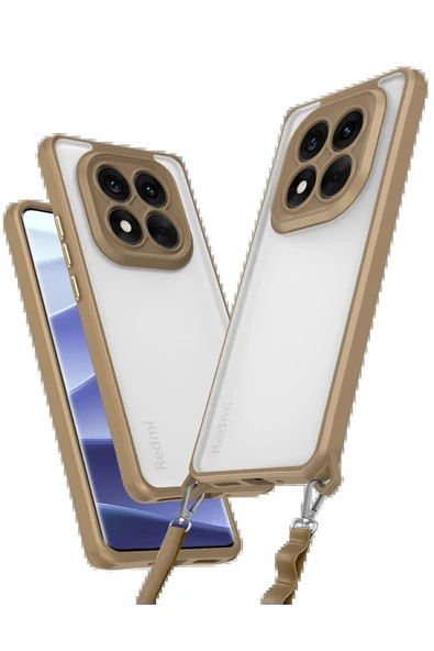 Xiaomi Redmi Note 14 Pro 5G Kılıf Penta Silikon Kılıf - Çöl Titanyum ürün görseli